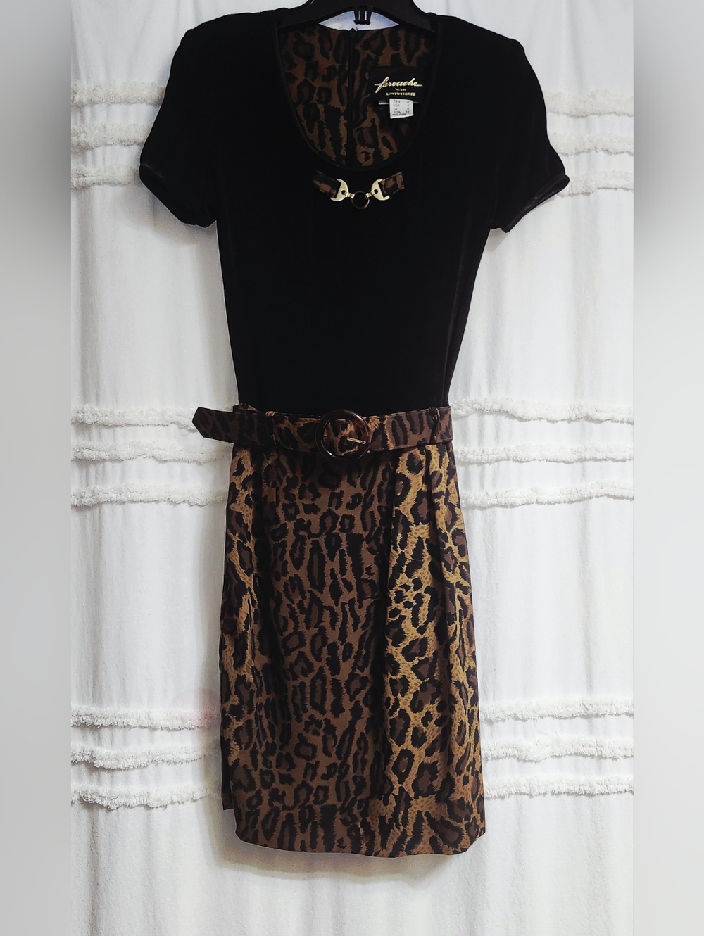 Vintage Farouche by Lori Weidner,  Leopard Print Dress.